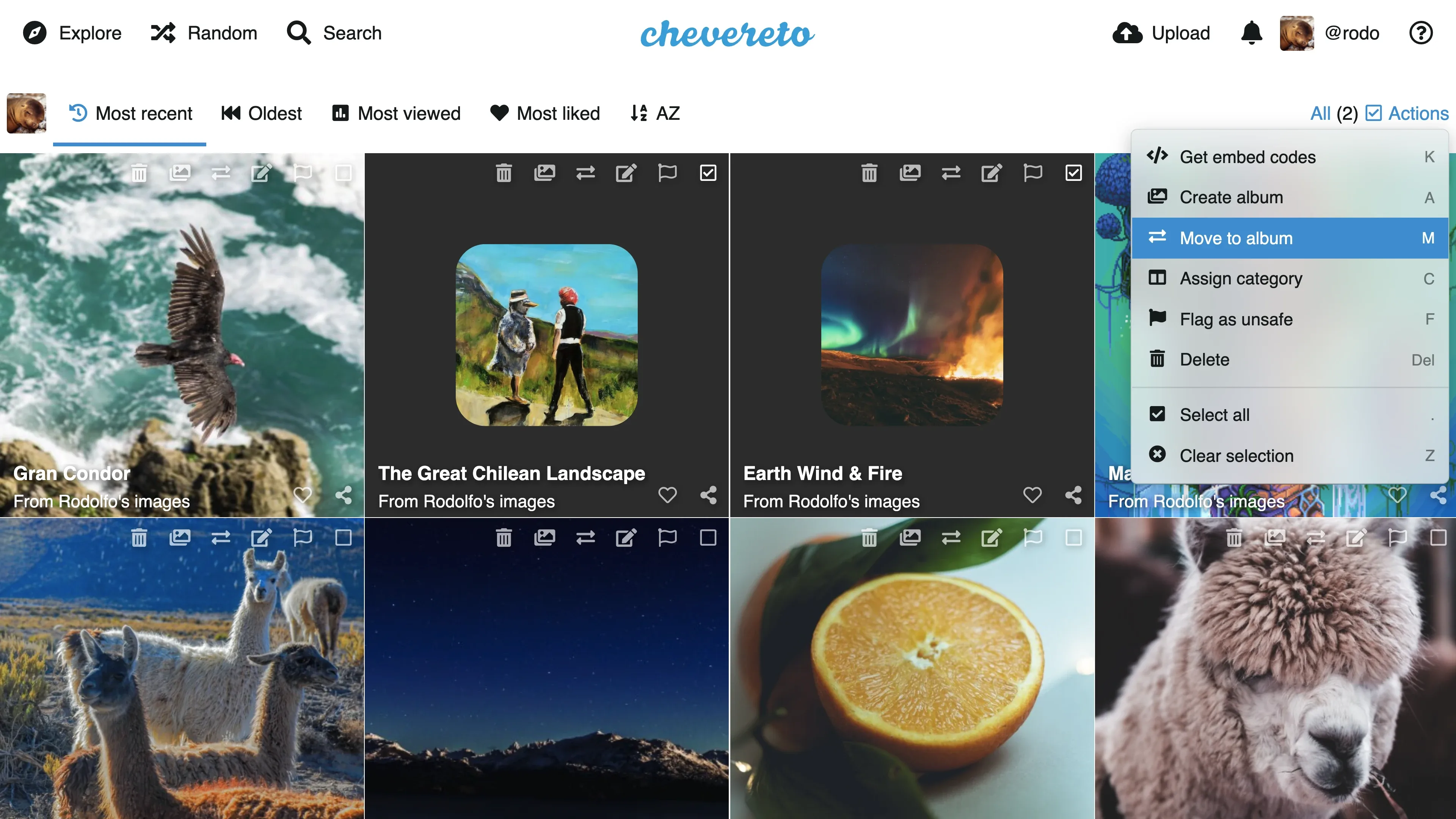 chevereto 项目截图 2