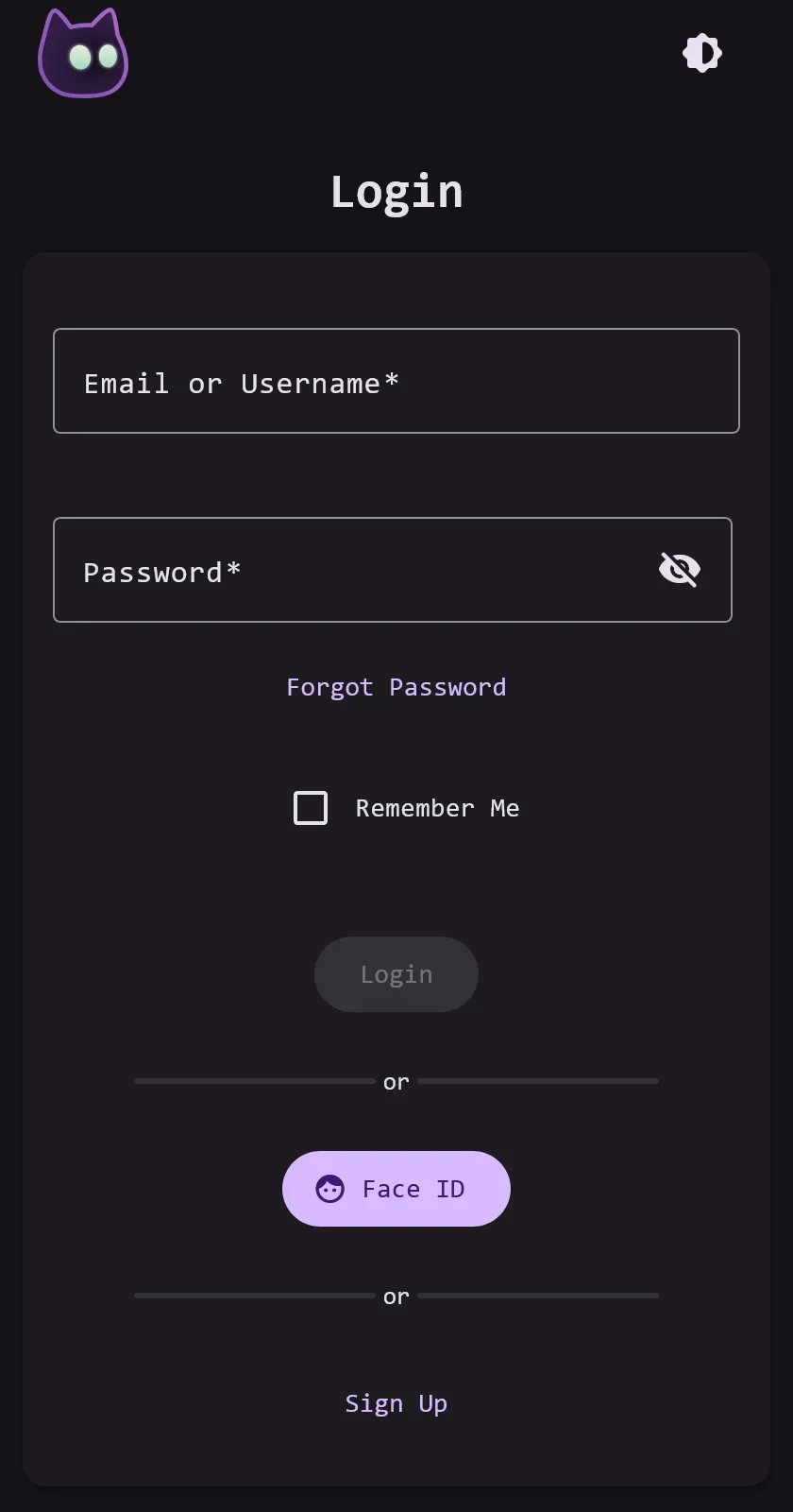 voidauth 项目官方界面截图