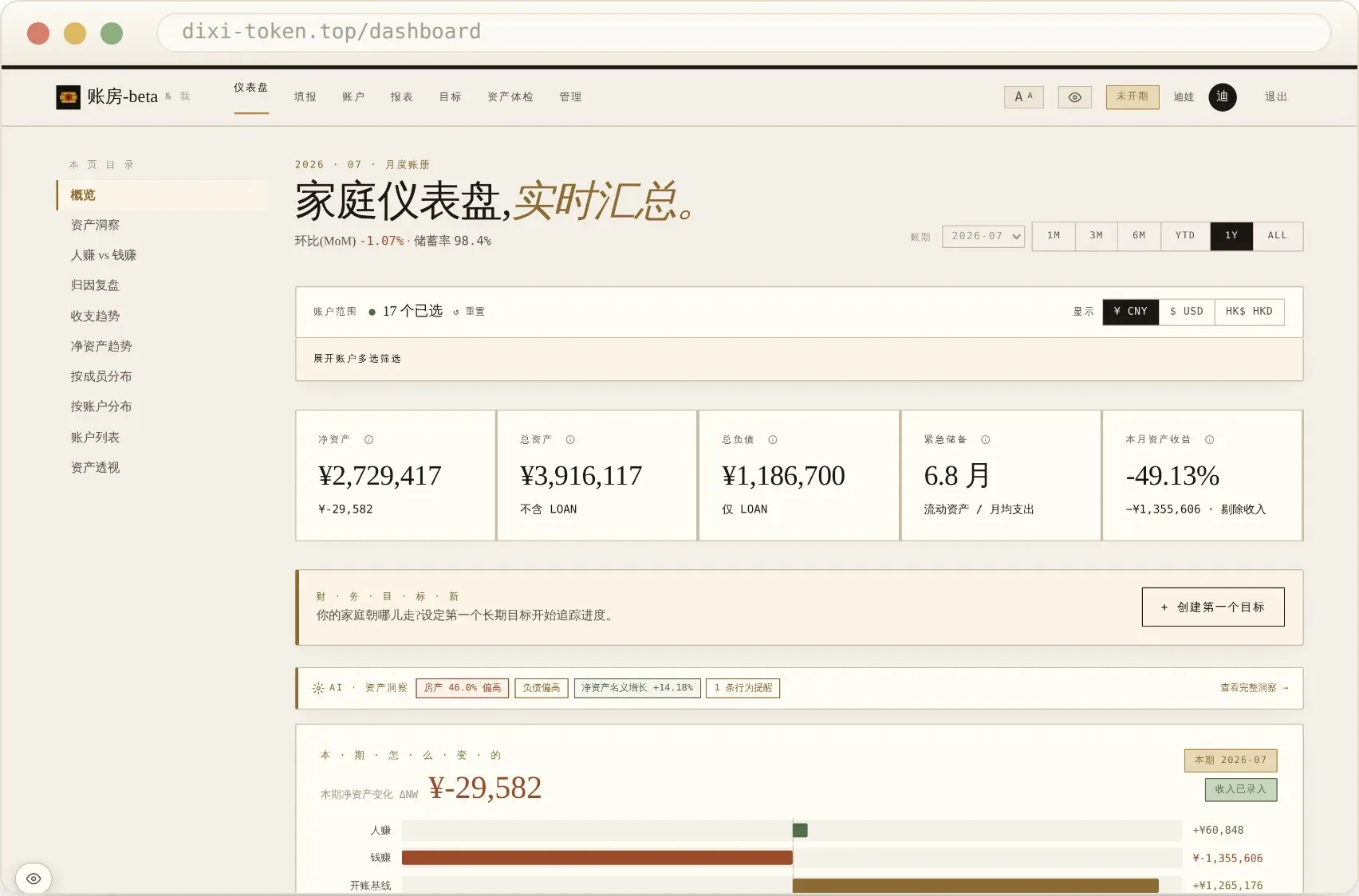 financial-management 项目官方界面截图